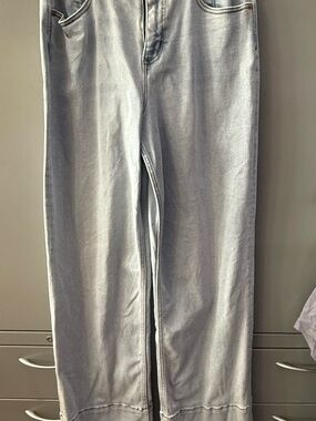 Dear John Light Blue Wide Leg Jeans